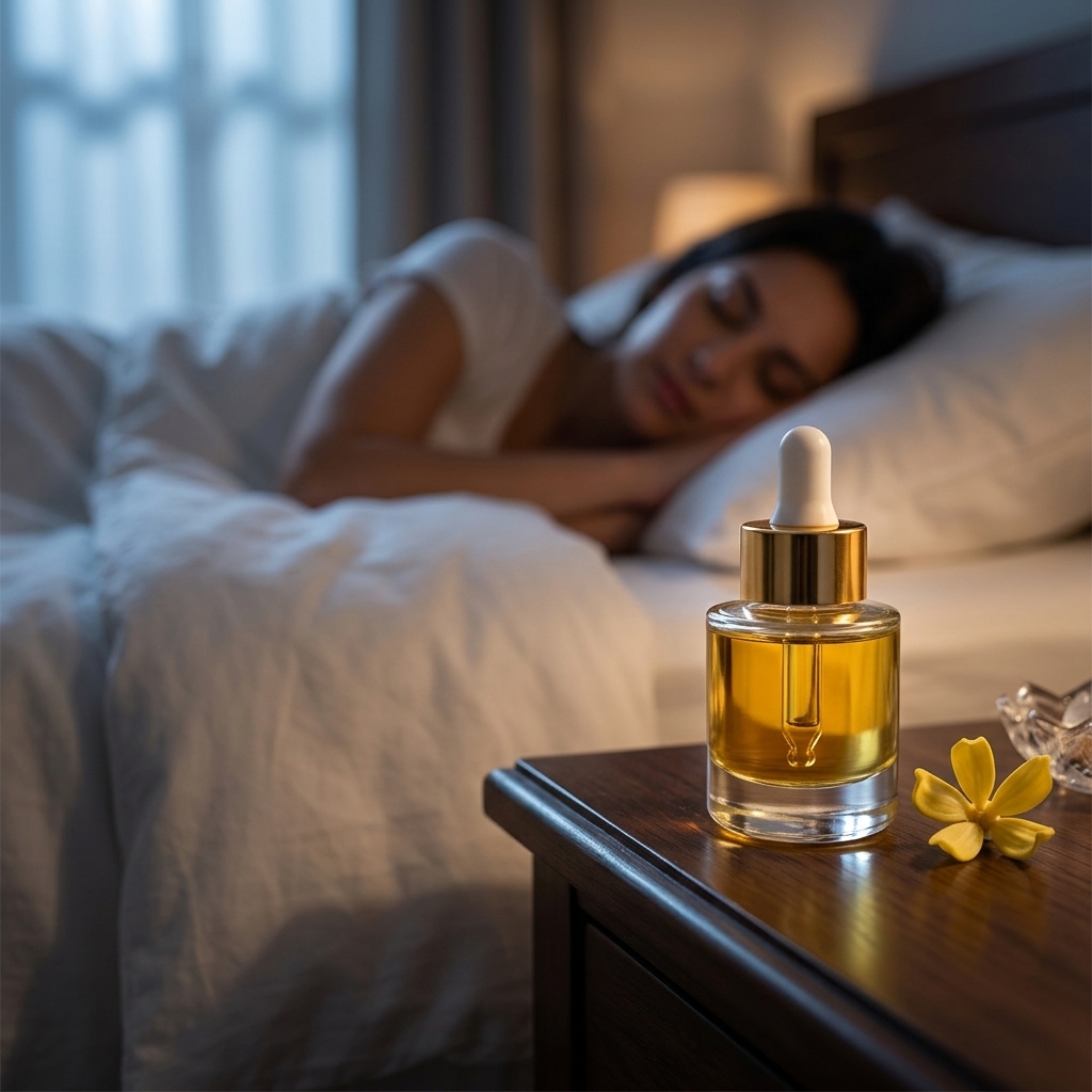 Huile d'ylang-ylang pour le sommeil