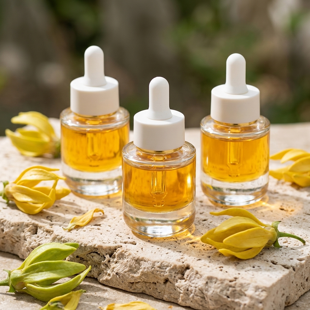 Trois flacons d'ylang-ylang 1er degré — 3 boîtes